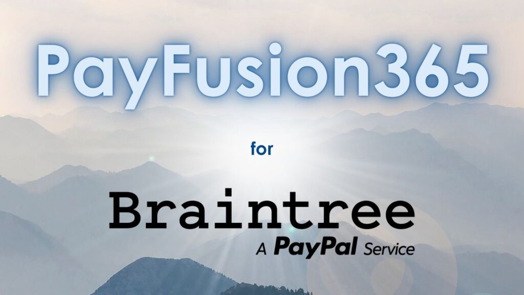PayFusion365 for Braintree